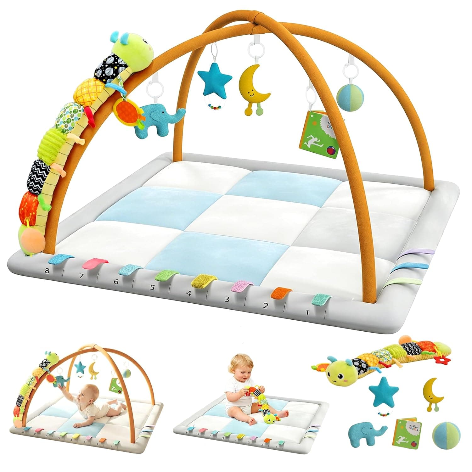 KIDMOZE Baby Play Gym &amp; Activity Mat — image 1