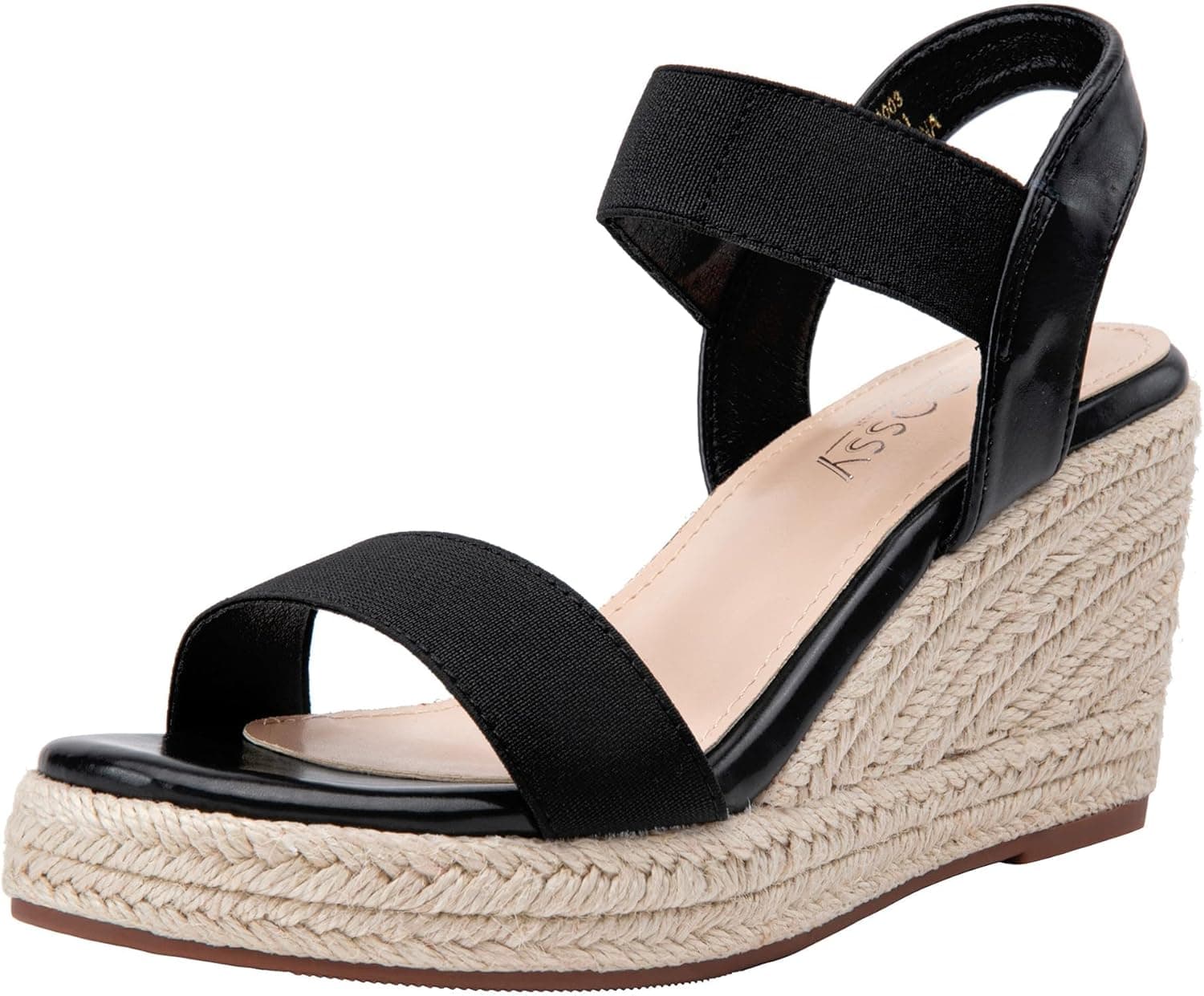 JEOSSY Womens Espadrille Wedge Platform Sandals