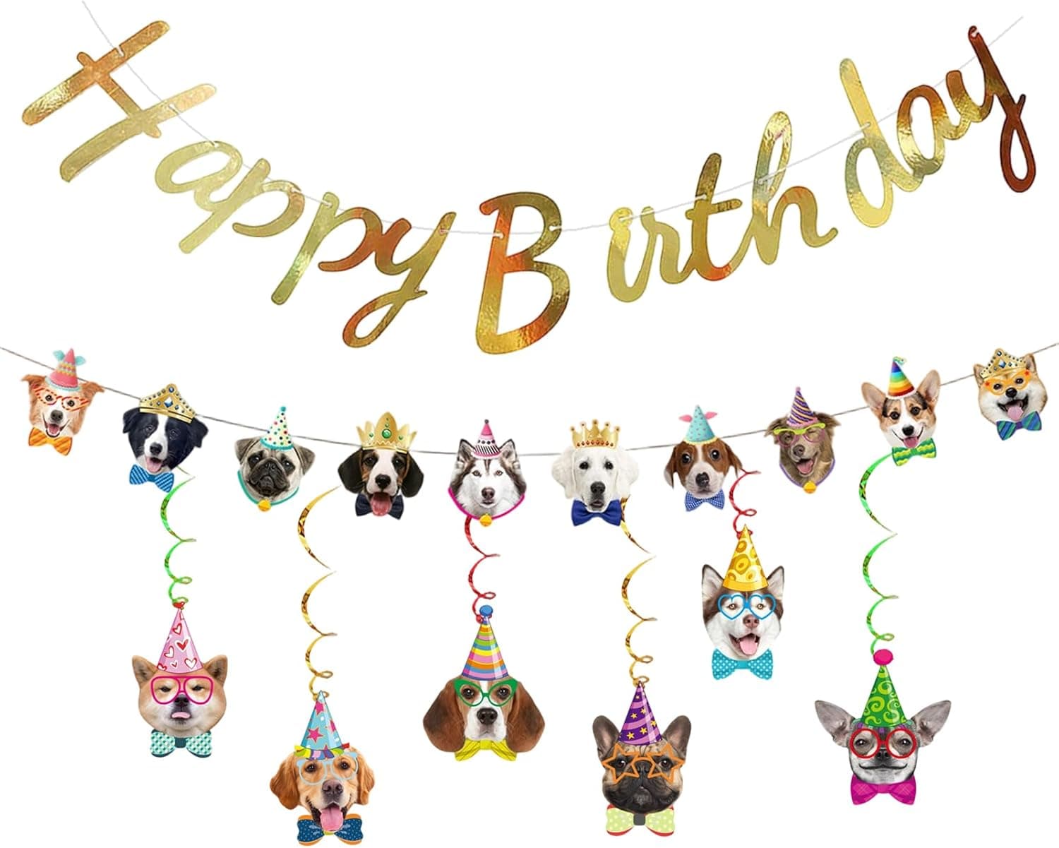 LAOREI Birthday Banner Decorations