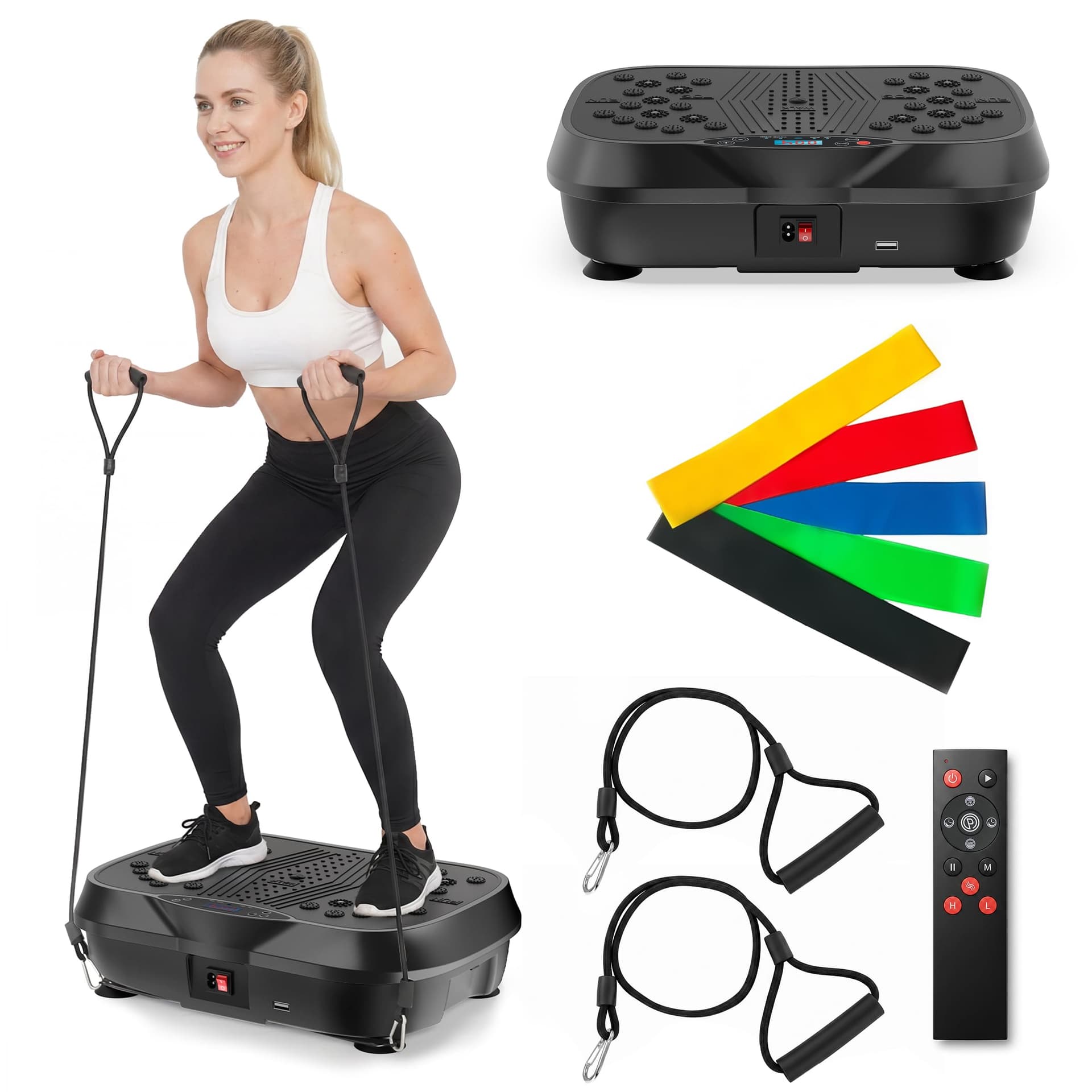 ALSO GO Vibration Plate Exercise Machine for Whole Body Lymphatic Drainage