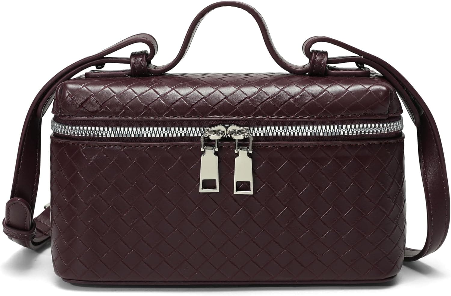 KISS SEA Womens Woven Crossbody Bag