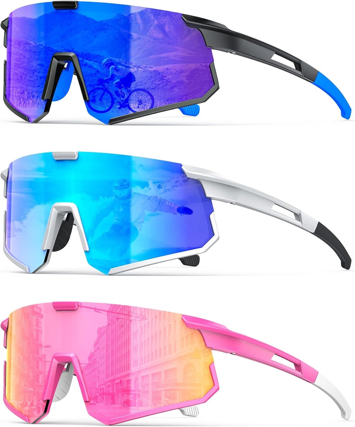 KALIYADI Polarized Sunglasses 3 Pack — image 1