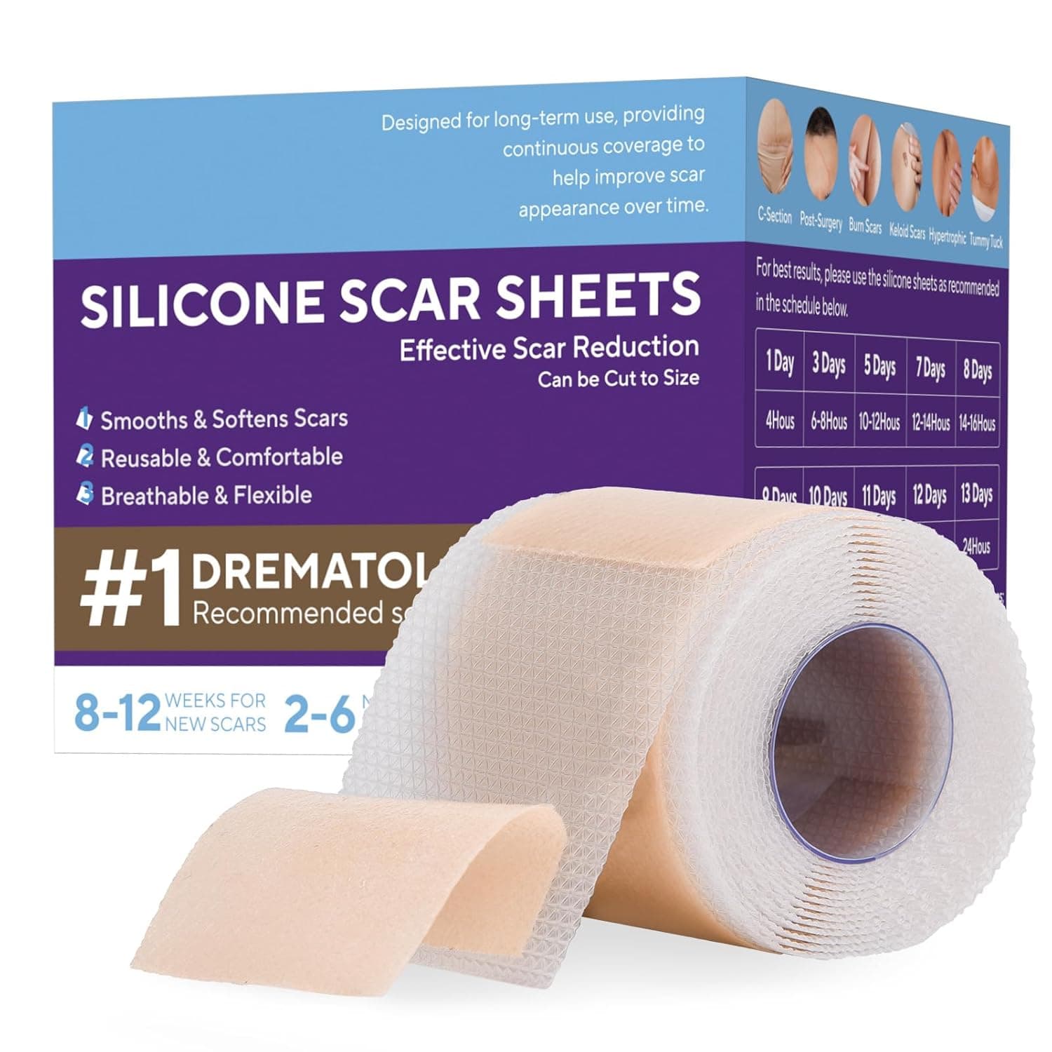 ZETRALL Silicone Scar Tape — image 1