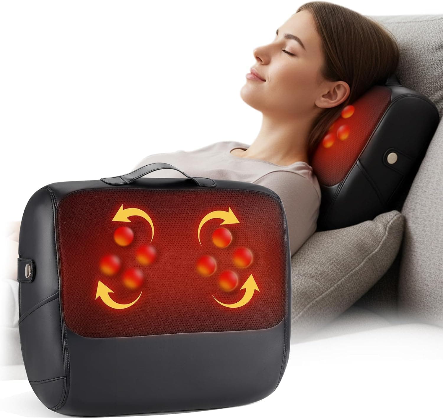 KNQZE Back Massager for Pain Relief with Heat — image 1