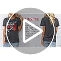 DESFSE Merry Christmas Shirts for Women Christmas Short Sleeve Tshirt Xmas Buffalo Plaid Tree Cute Graphic Print Tee Tops view 4