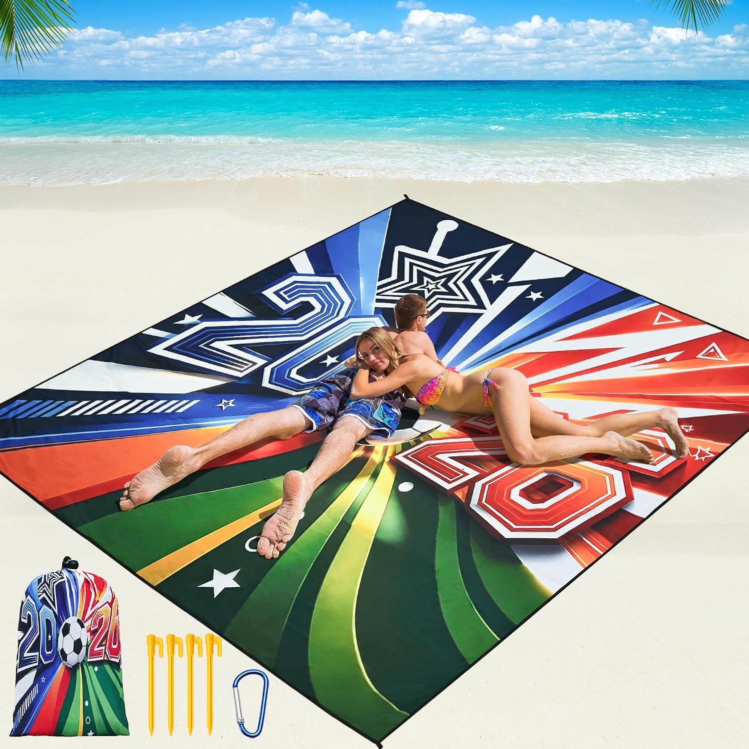 WIWIGO Beach Blanket