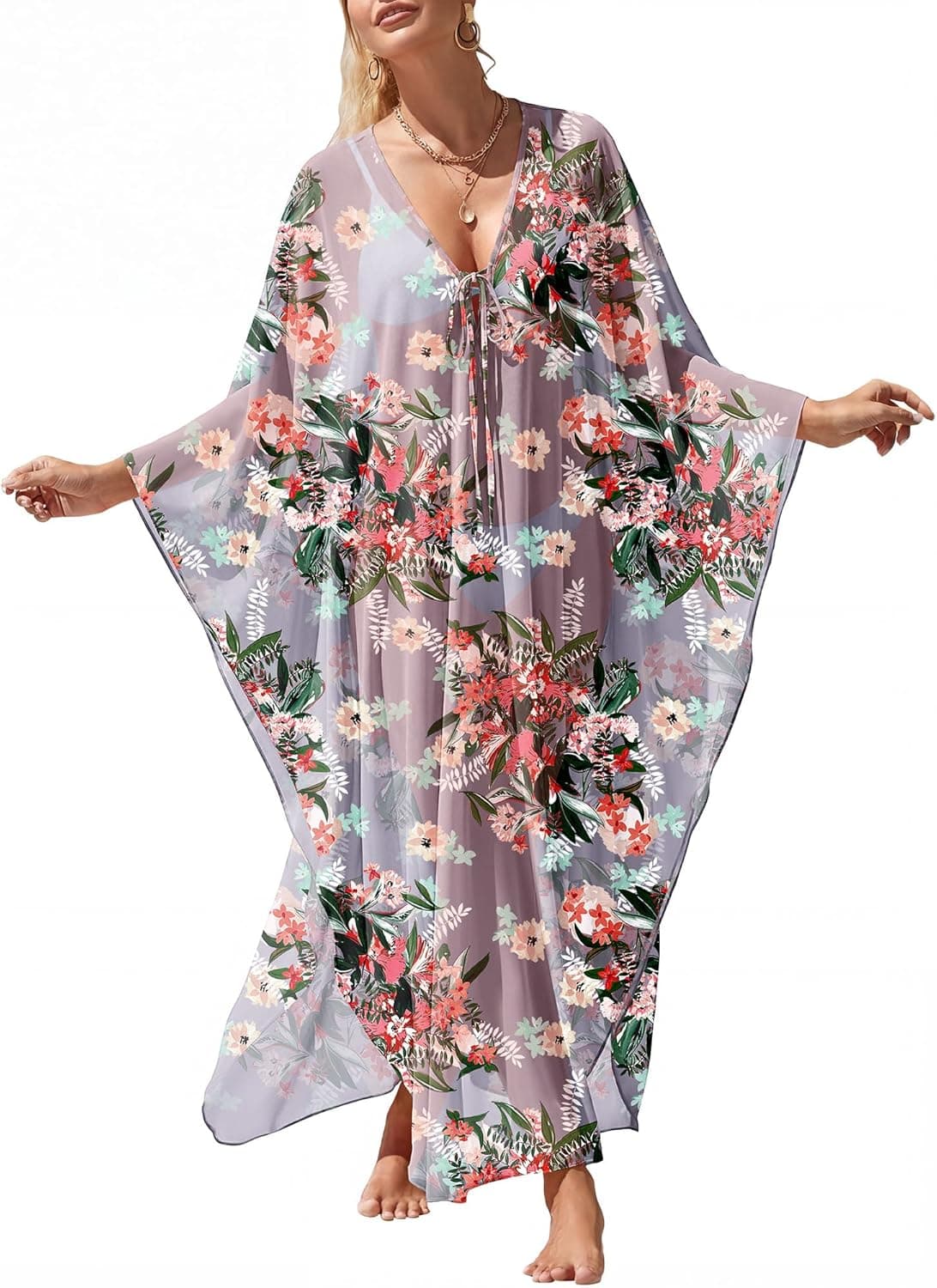 ANRABESS Kaftan Moo Moos Dresses — image 1