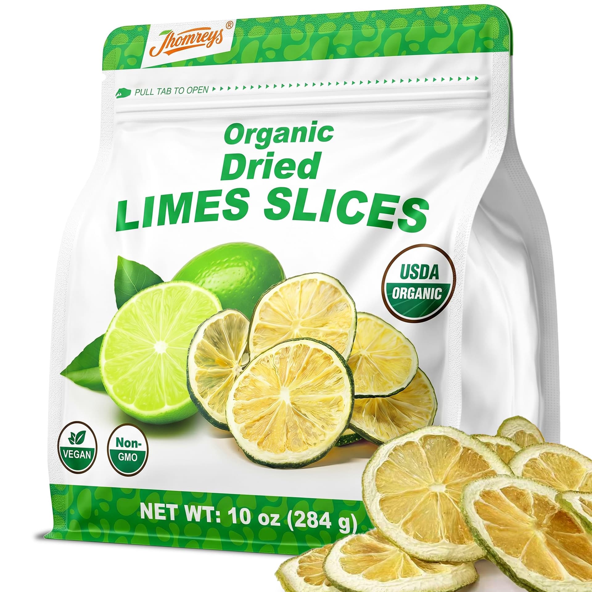 Organic Dehydrated Limes Slices Cocktail Garnish Dried Fruits Sugar Free Dry Fruit for Drinks Smoothies Cooking Tea Pie Baking Decoration Candle Craft Decor, Non GMO Gluten Free & Vegan 10 oz