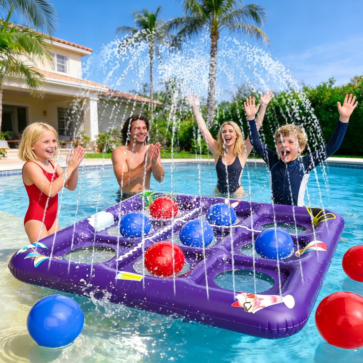 EPN Inflatable Tic Tac Toe Pool Game