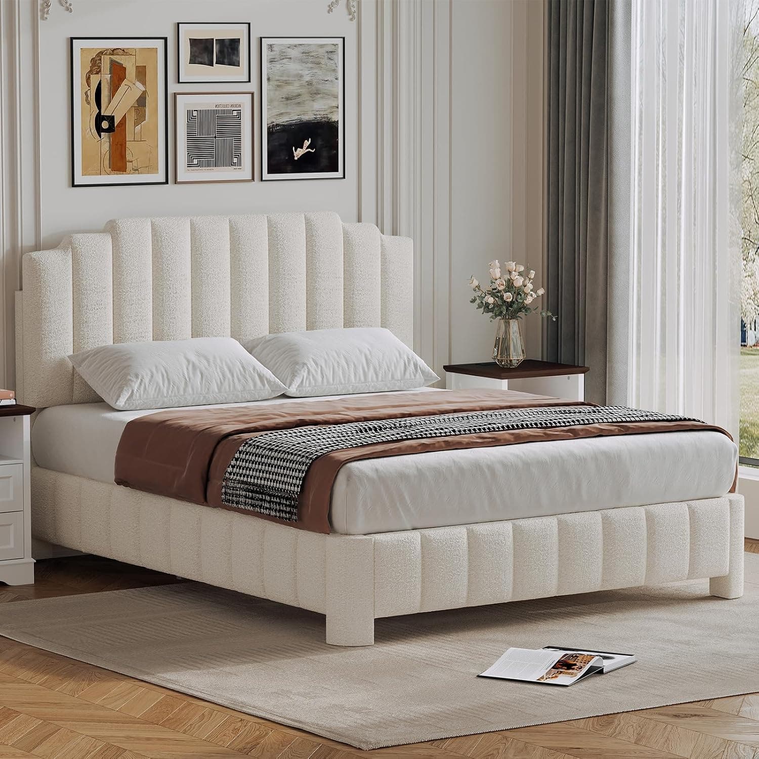 FFBCFDK Bed Frame with Headboard