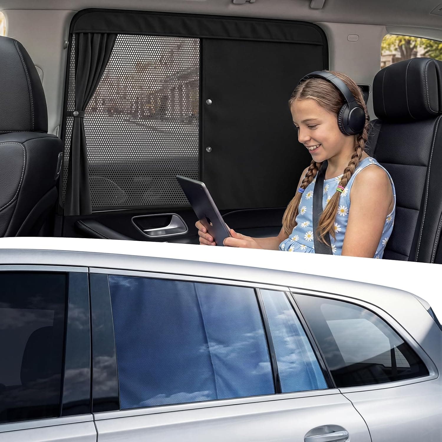 NMOISS 2Pack Car Side Window Sunshade