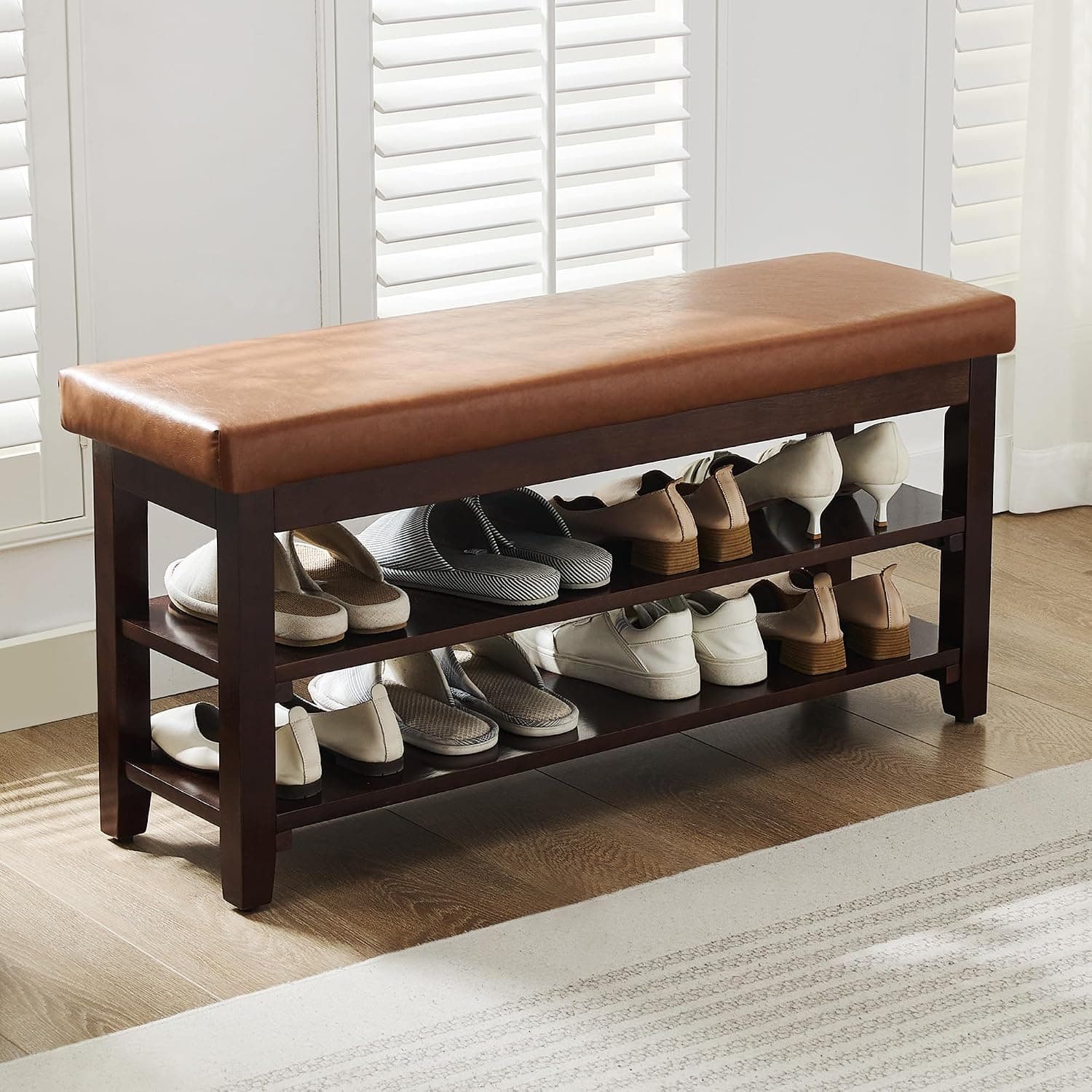 ABBREVI 40"" Shoe Bench