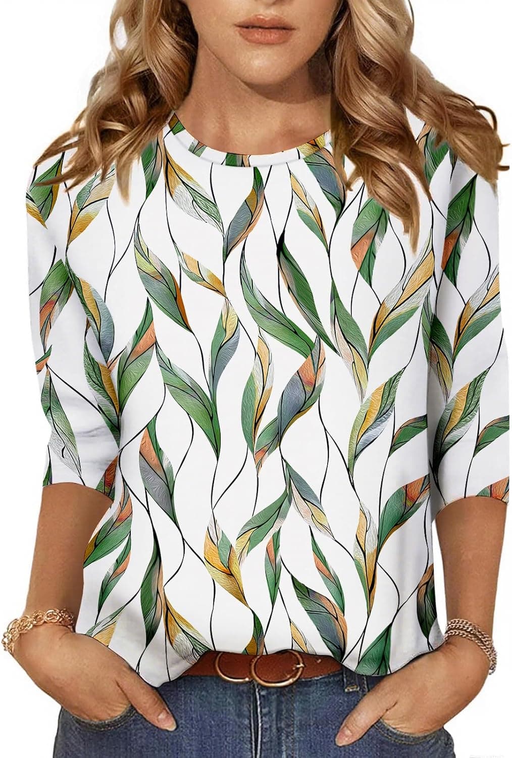 NORACORA Womens Casual Basic Tops — image 1