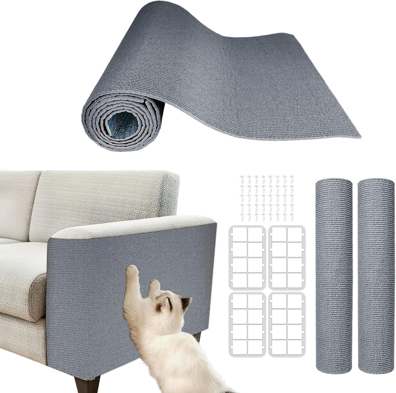 GONGPATH Cat Scratch Mat for Couch