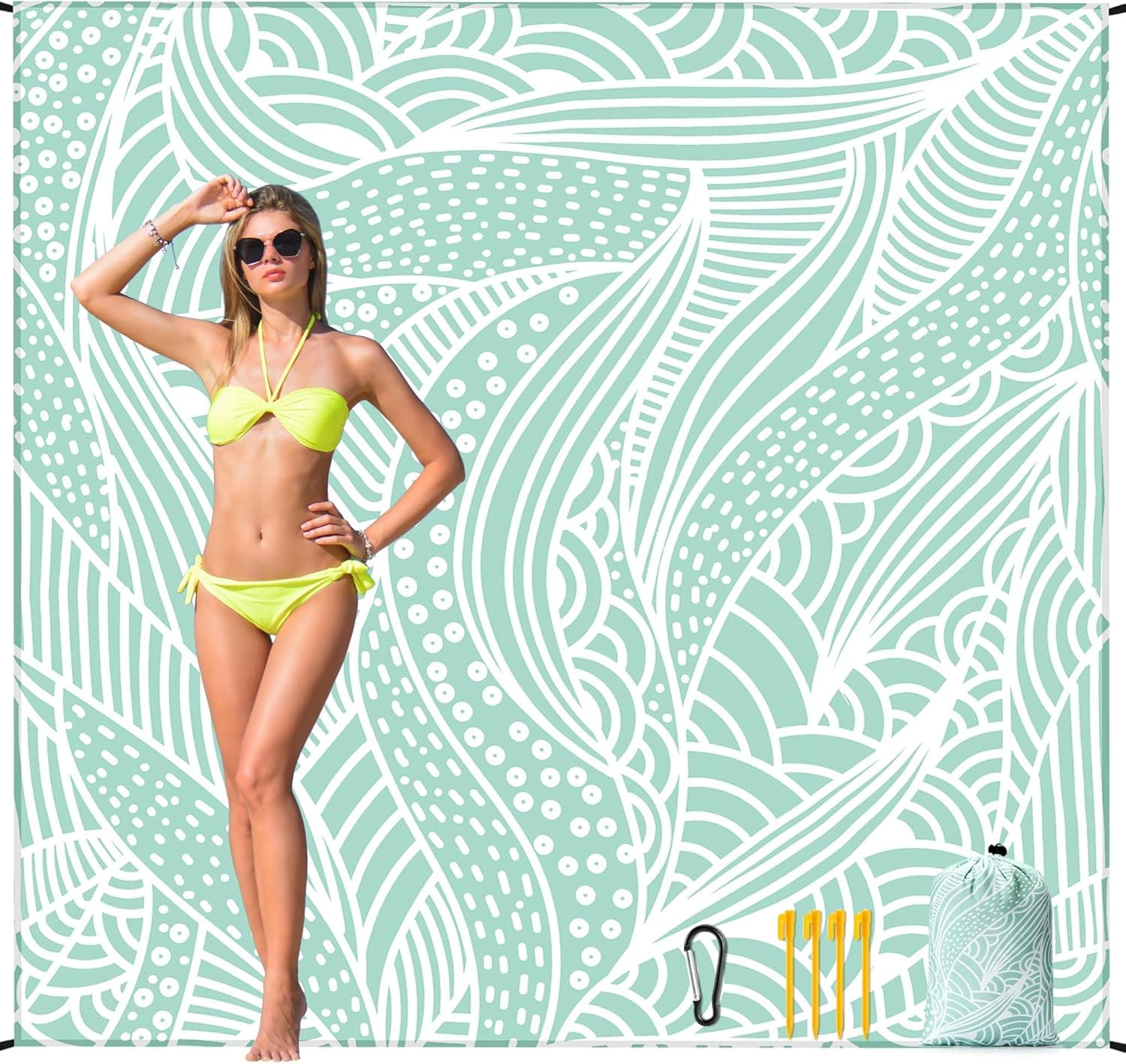 HIHOHO Beach Blanket Waterproof
