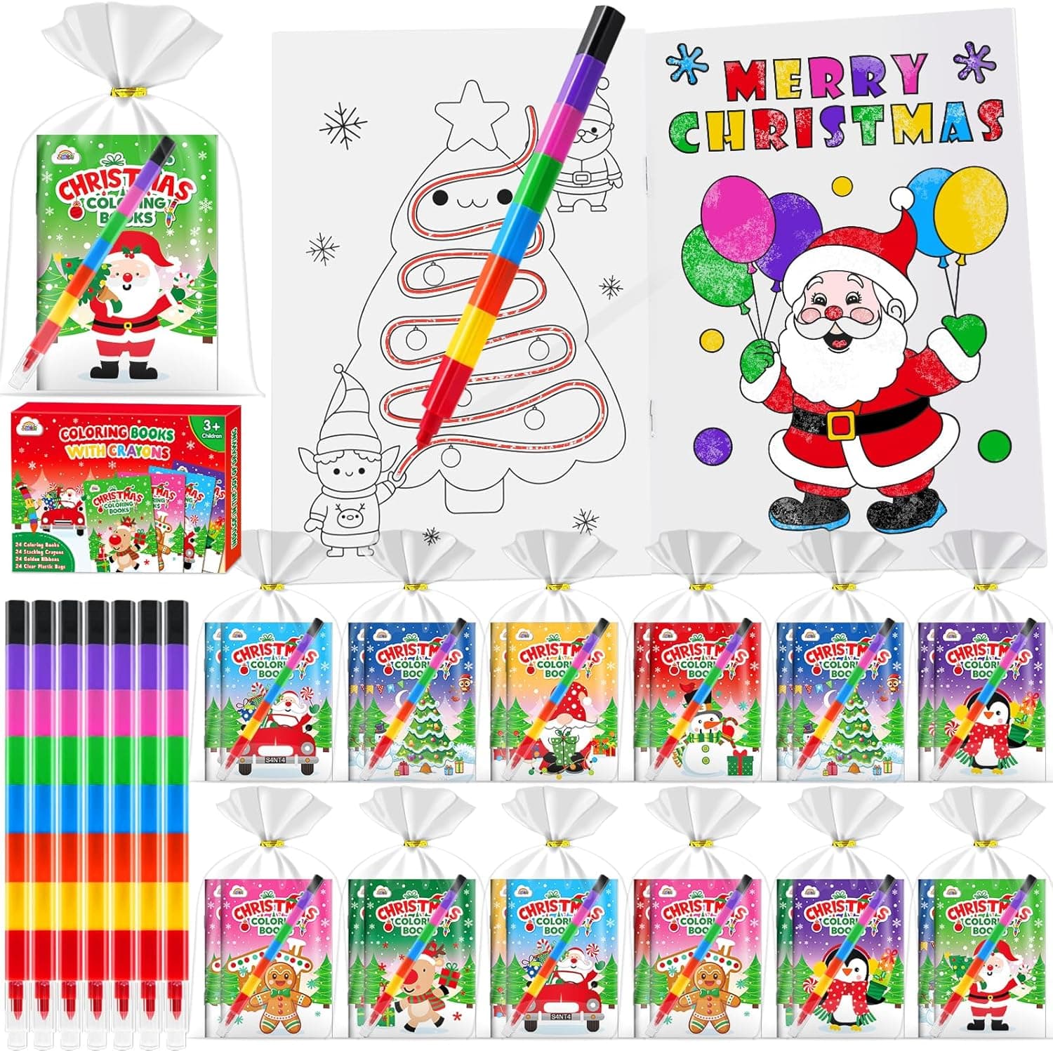 ZMLM 24 Pack Christmas Coloring Books — image 1