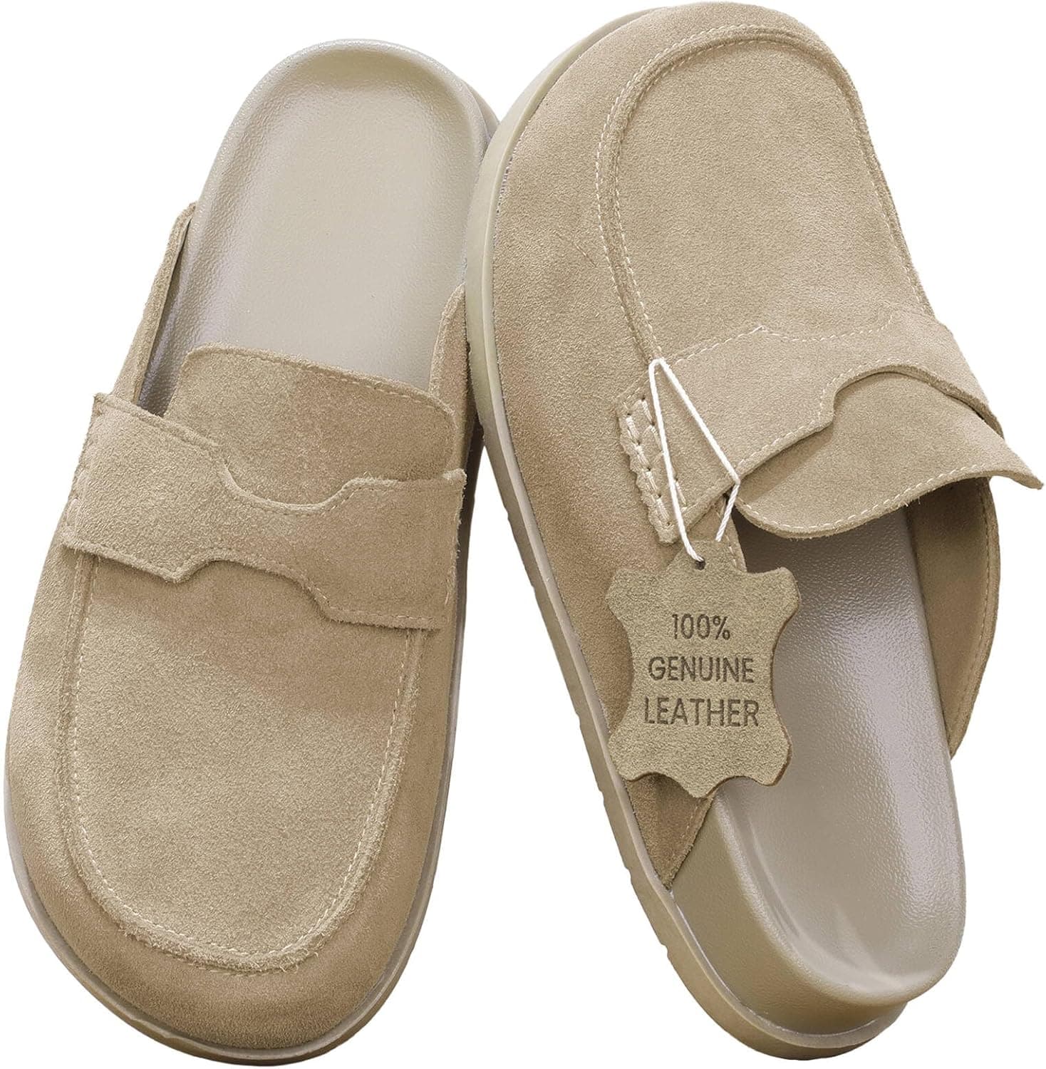 BLUEAGLE Suede Clogs
