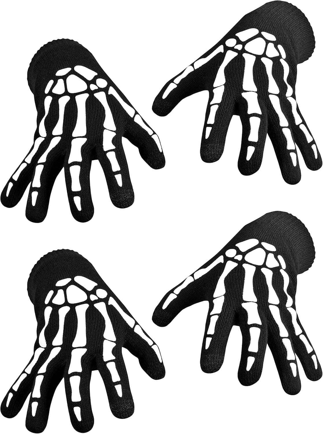 CROSSFINGERS Skeleton Gloves 2 Pairs