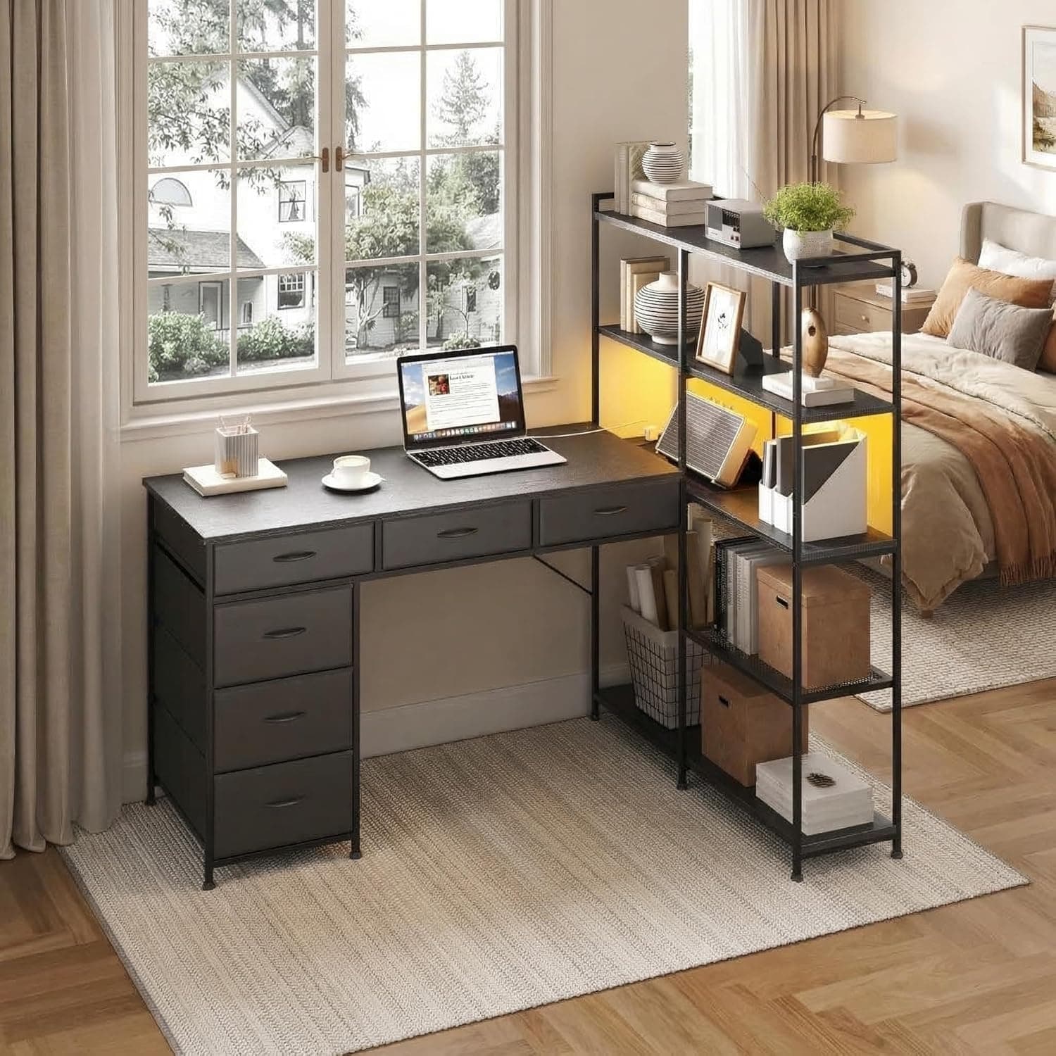 DOPPELTCHARMS 47.2 Inch Computer Desk