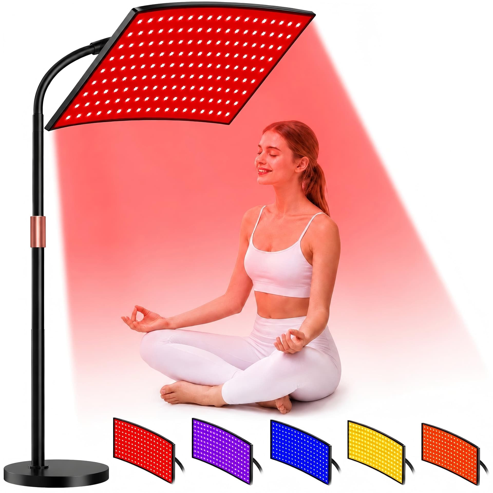 5 Color Red Light Therapy for Body Face, 660nm 850nm 465nm 600nm