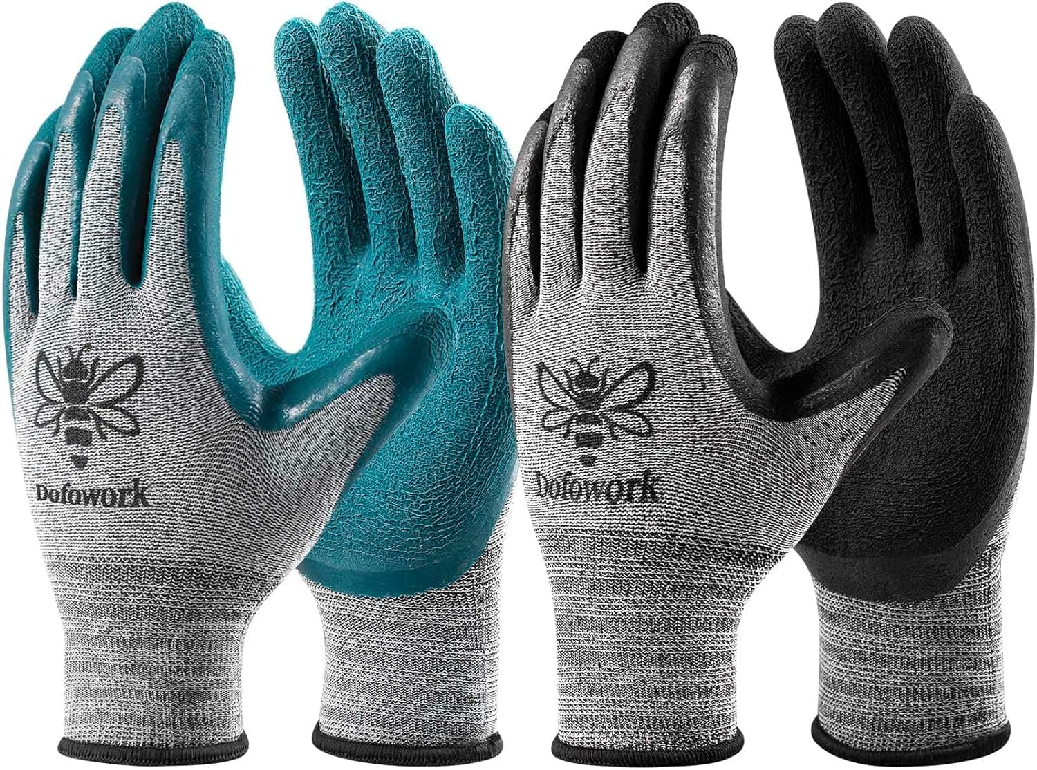 DOFOWORK 6 Pair Gardening Gloves