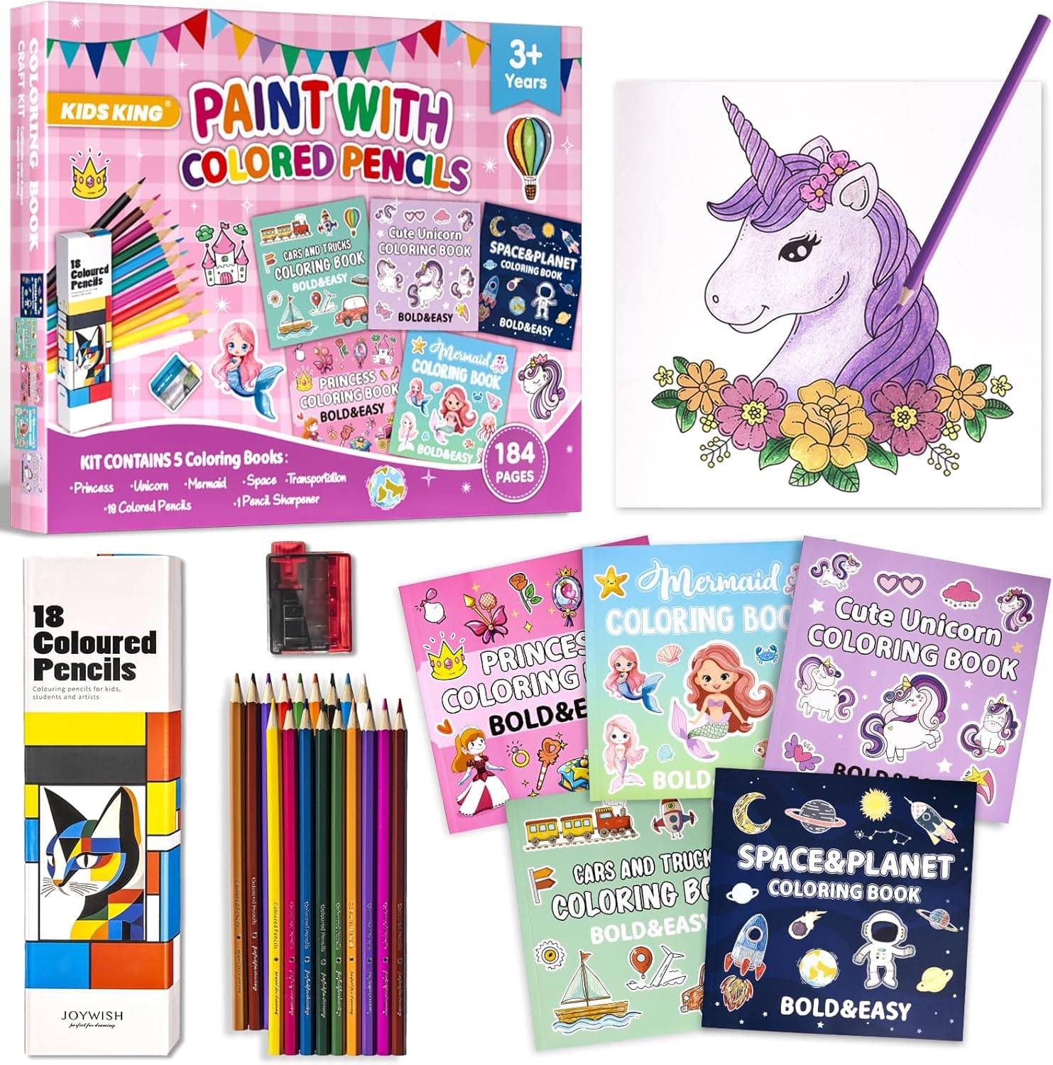 KIDS KING Coloring Books Kit — image 1