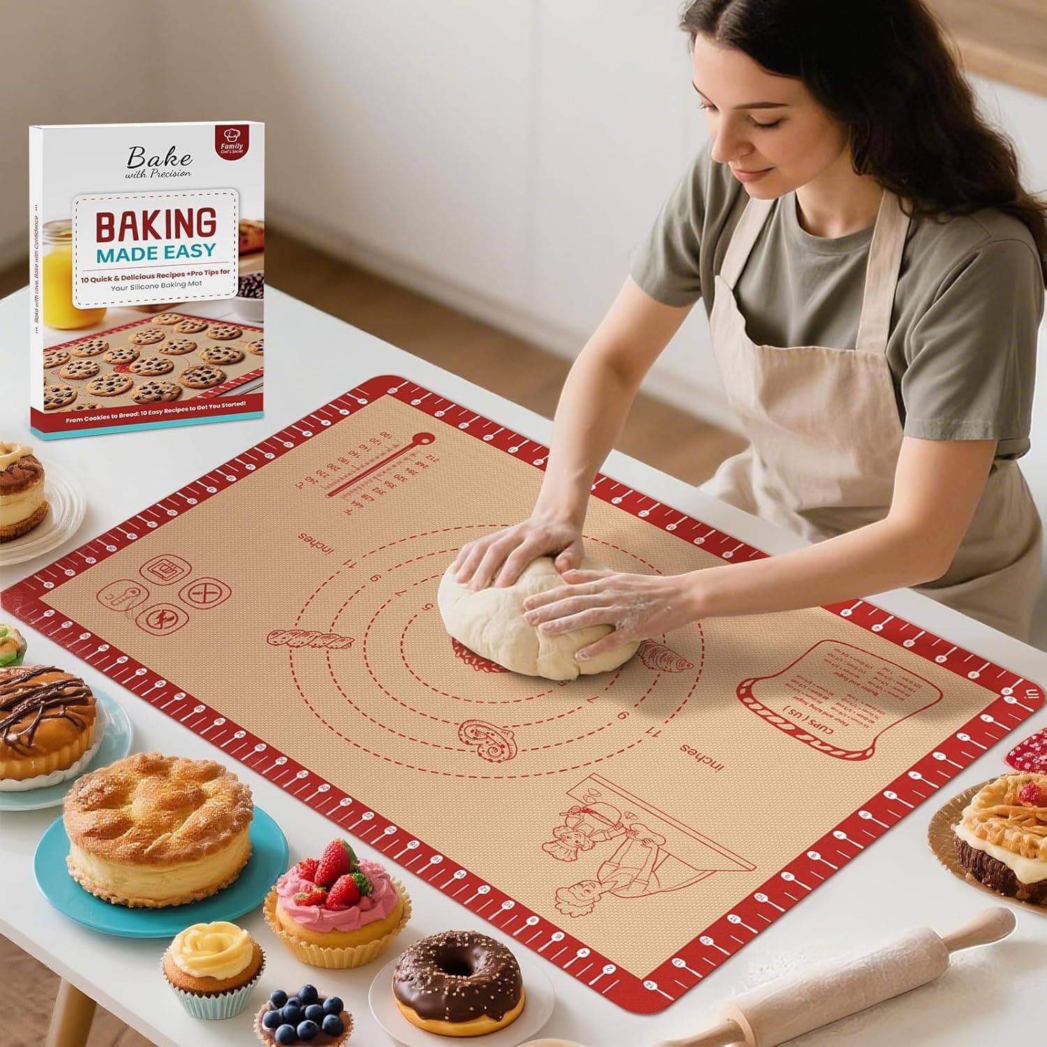 BREDOMINANT Silicone Baking Mat