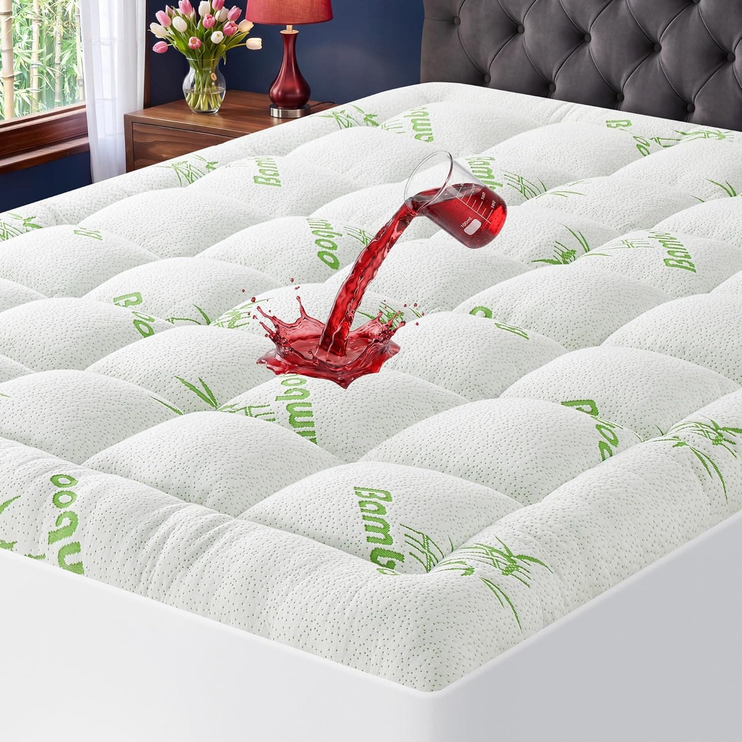 MASVIS Waterproof Queen Size Mattress Topper