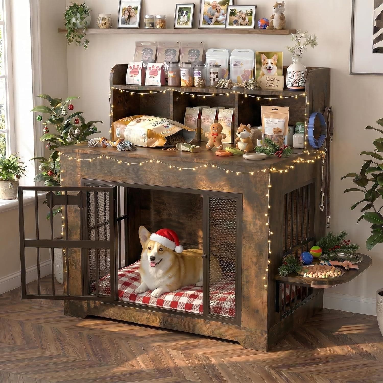 PETROVA 33" Dog Crate Furniture