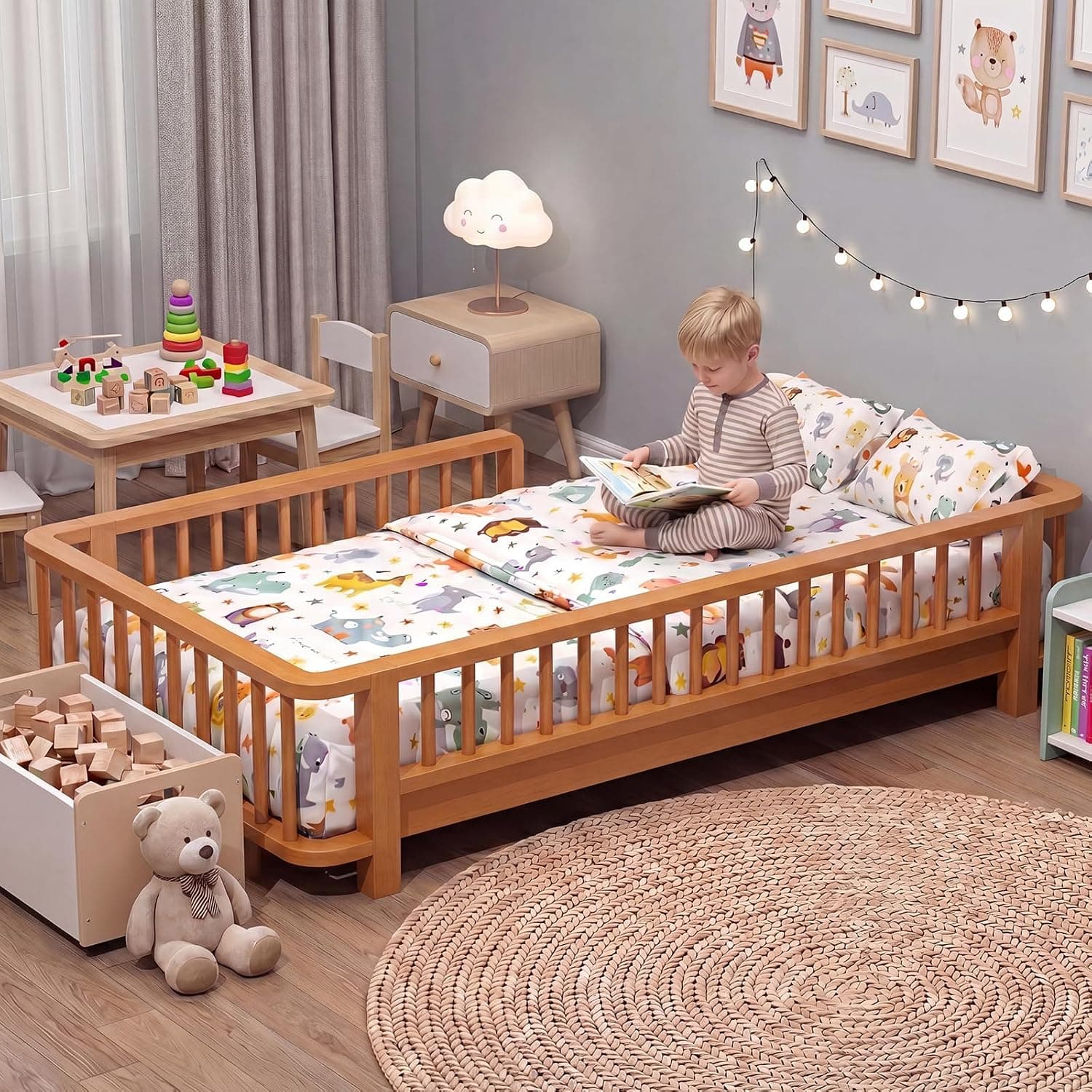 FFBCFDK Toddler Floor Bed Frame