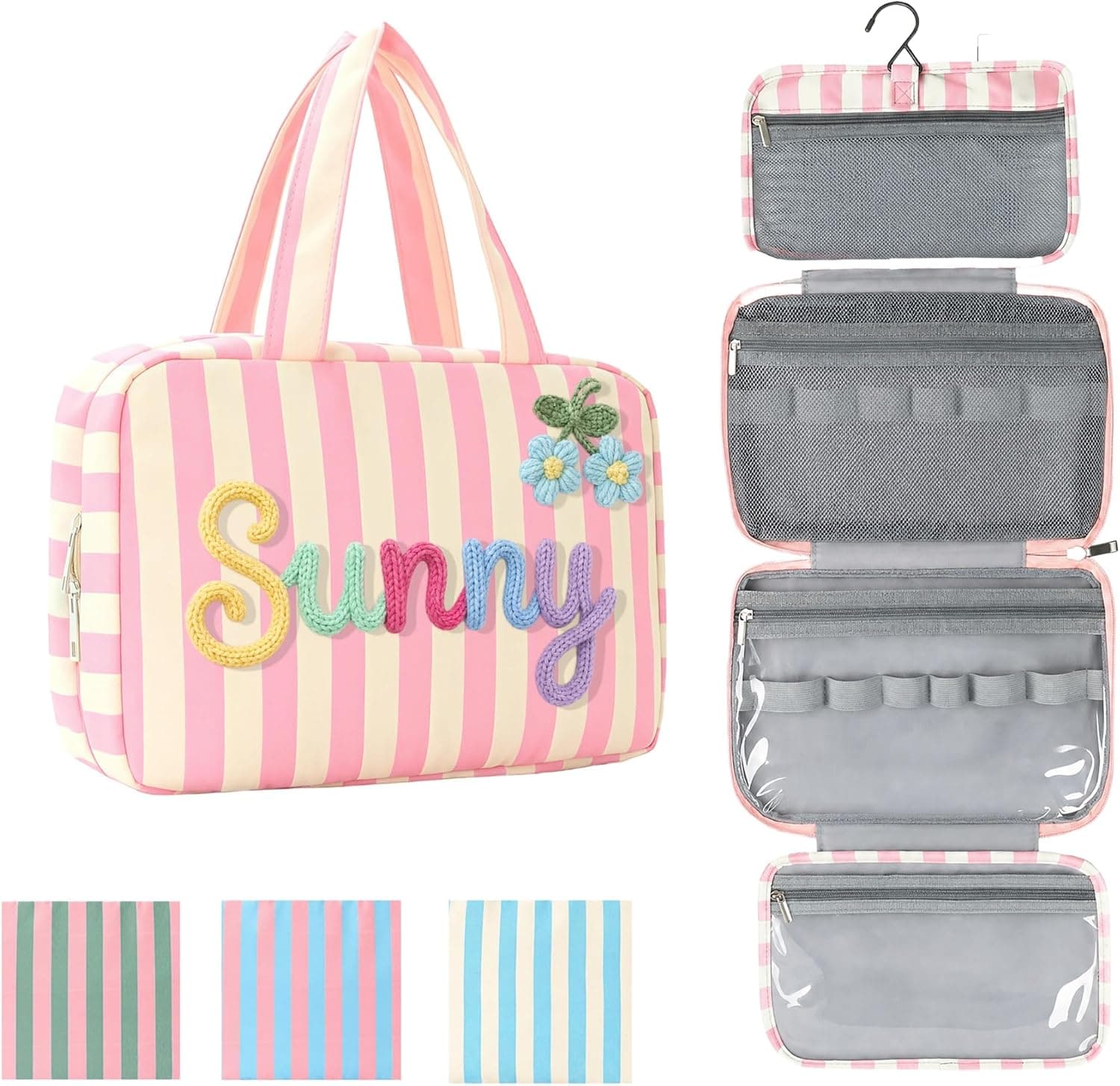 VKPOYNRO Personalized Expandable Toiletry Bag