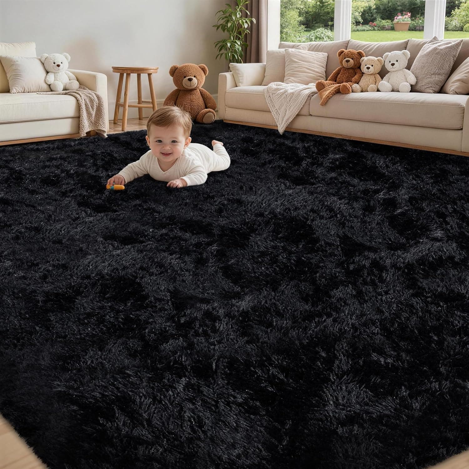 XAFIR Washable Bedroom Rug 5X7