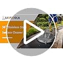 LidoDola 30'' Pressure Washer Surface Cleaner with 4 Wheels - Stainless Steel Surface Cleaner for Pressure Washer Attachment for Concrete, Driveway, Patio, Sidewalk, Deck and Driveways view 7