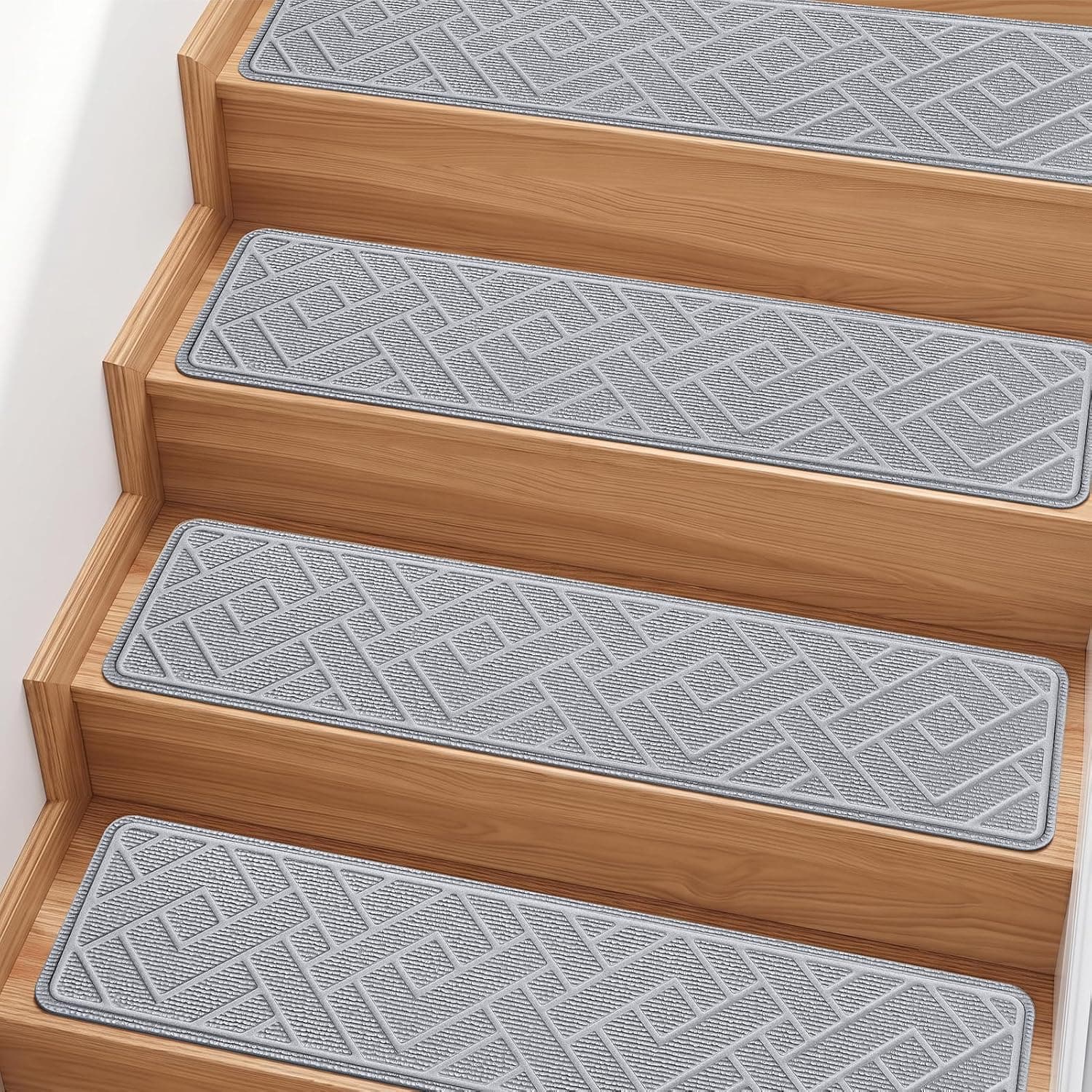 WELDUN Non Slip Stair Treads for Wooden Steps