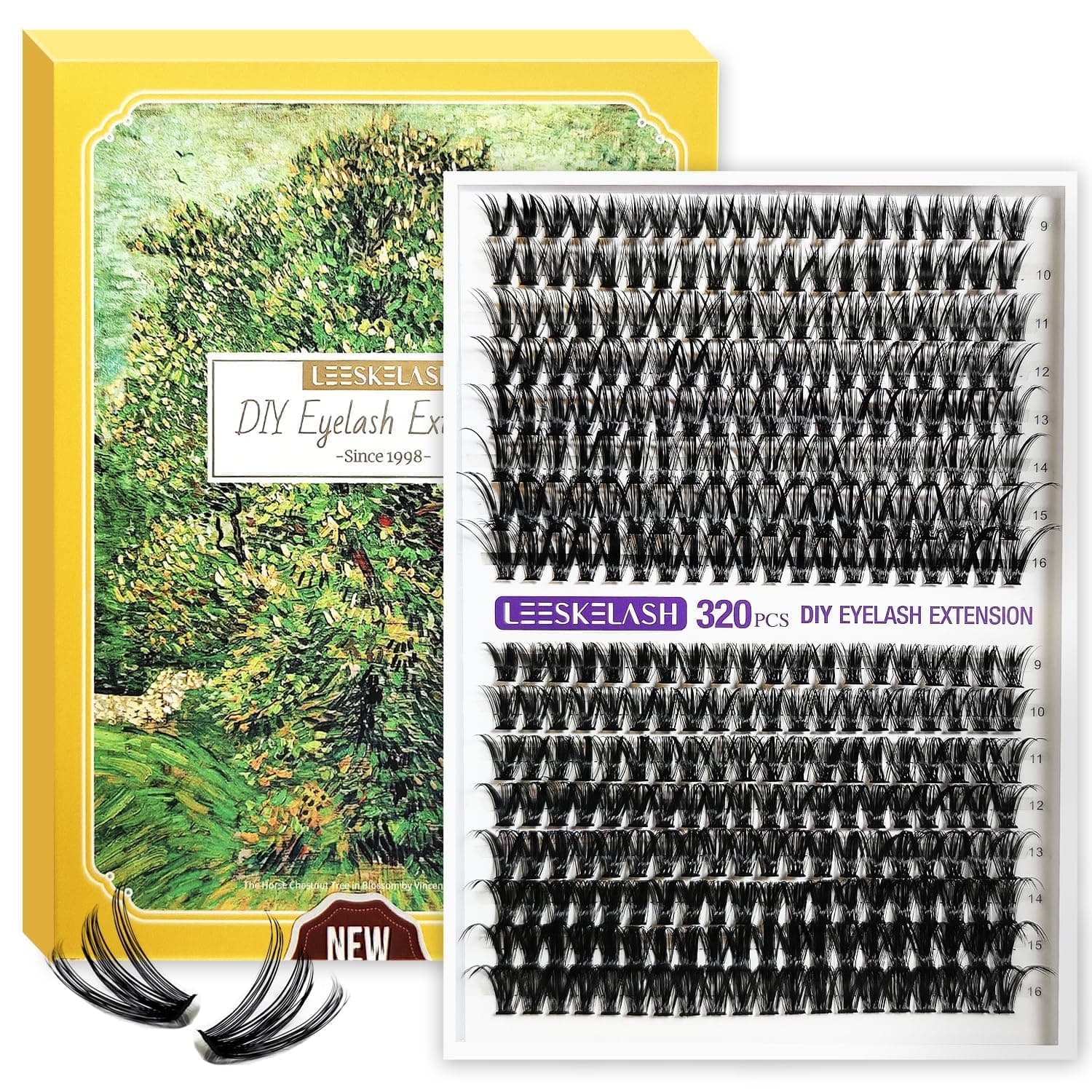 LEESKELASH Lash Clusters Kit