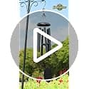 Wind Chimes 30in Black Metal Outdoor, Patio Garden Gift for Moms view 2