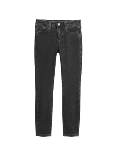 GAP Girls Super Skinny Knit Denim Jeans Black Wash 14