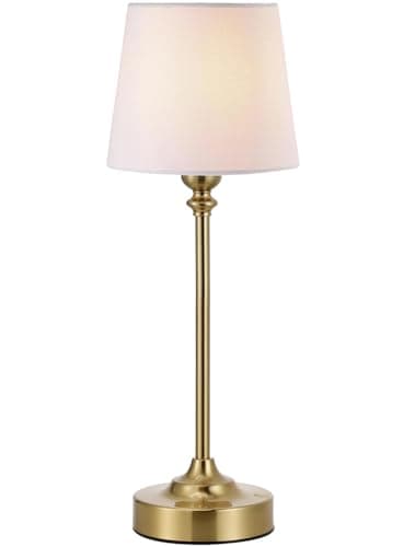 Kakanuo Gold Cordless Table Lamp with Rechargeable Battery, 1 Pack | Touch Stepless Dimming with Memory, 4000mAh Capacity, 3000K Warm Light, for Bedroom, Dining Table, Counter, Living Room — image 1