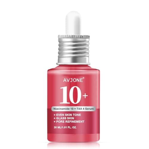 AVJONE Niacinamide 10 + TXA 4 Serum, Niacinamide Serum for Face – Glass Skin, Clarifying & Radiant Complexion, Vegan, Paraben-Free, Fragrance-Free, Cruelty-Free (30 ml / 1.01 fl. oz)