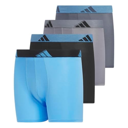 Adidas Youth Microfiber Boxer Brief (Multipack) Athletic Underwear for Kids Boys