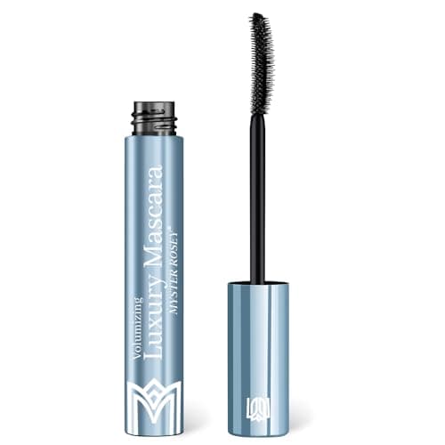 Mascara for Older Women 60 Plus, Tubing Mascara Black - Lengthening, Volumizing & Curling, Smudge-Proof, Washable, Enriched with Jojoba Oil and Castor Oil, Vegan & Cruelty-Free (0.4 Fl Oz (Pack of 1))