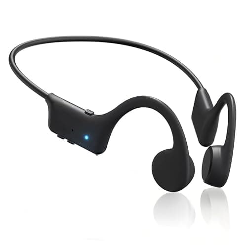 Gavhaio New Bone Conduction Headphones, Bluetooth 5.4 Open Ear Headphones, 12Hrs Playtime Wireless Earbuds with Mic, Lightweight Comfort, IPX5 Waterproof Running Headphones for Gym, Cycling, Outdoor