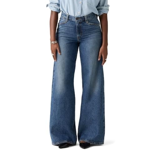 Levi's Women's 94 Baggy Wide Leg Jean (Also Available in Plus), Beautiful Target (Non Stretch), 28, Standard