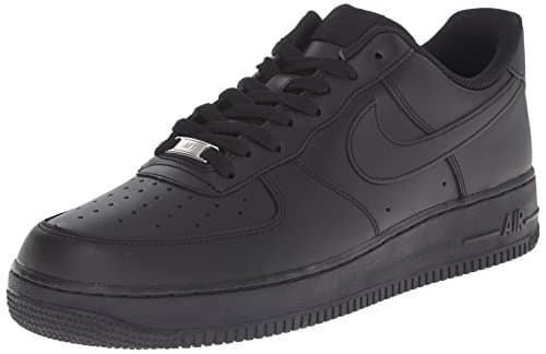 Nike Mens Air Force 1 Basketball Shoe (10, Black/Black)
