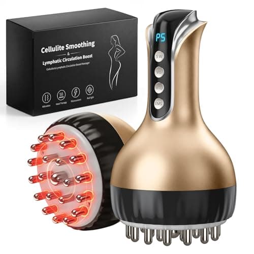 OVGIAP Lymphatic Drainage Massager & Anti-Cellulite Massage Tool (Gilded) | Body Sculpting Device for Legs, Arms & Stomach, Supports Smoother Skin, with Gentle Warming & Vibration — image 1