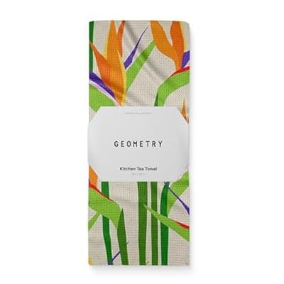 GEOMETRY Spring Kitchen Towels - Quick Dry Microfiber Cloth Spring & Summer Dish Towels for Kitchen Drying - Premium Quick Dry Towel - Paradise Blooming, 18" x 30" - 1-Pack