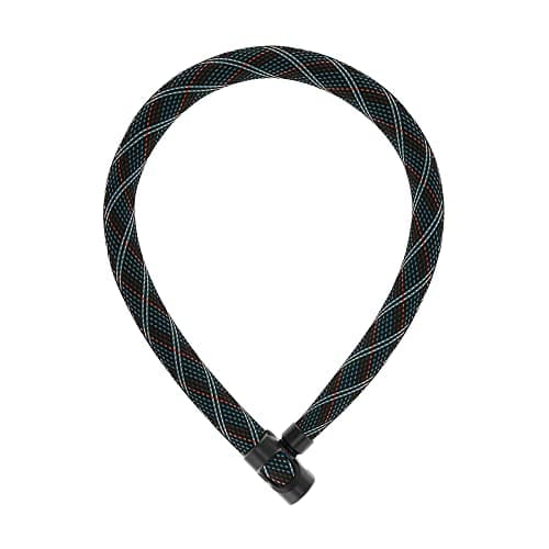 ABUS Chain Lock IVERA Chain 7210 - Bike Lock with Highly Flexible IvyTex Synthetic Fibre Coating - ABUS Security Level 8-85 cm - Grey