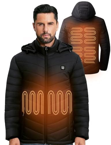 Heated Jacket for Men with 20000mAh Battery Pack — image 1