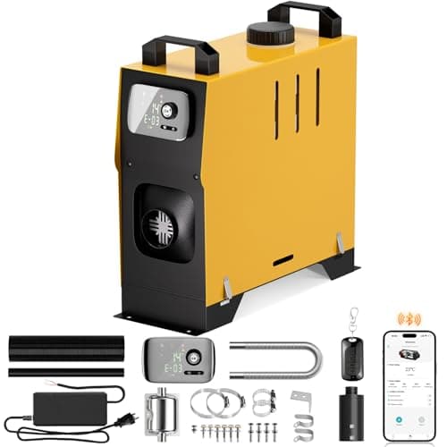 HLDIRECT 8KW Diesel Heater, Portable Diesel Air Heater, All in One Fast Heating with LCD Control, Automatic Altitude Adjustment, for Vehicles and Outdoors