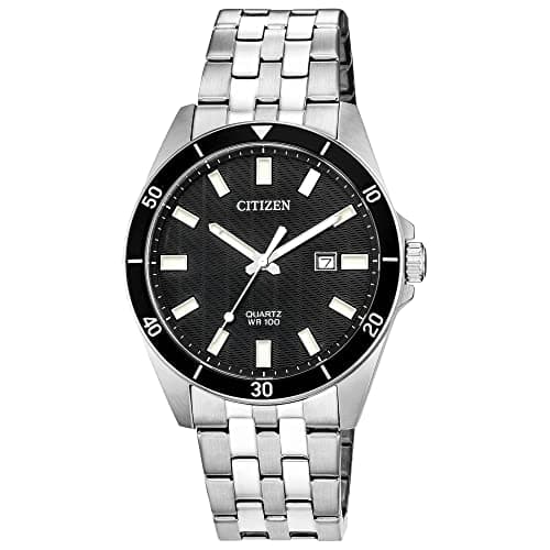 Citizen Quartz Mens Watch, Stainless Steel, Classic, Silver-Tone (Model: BI5050-54E)